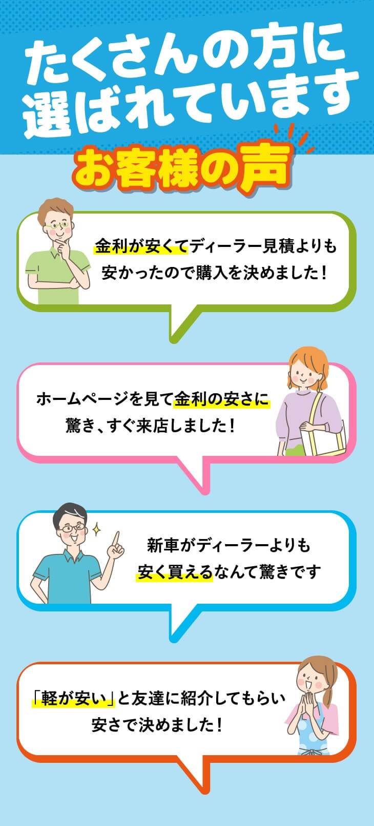 お客様の声